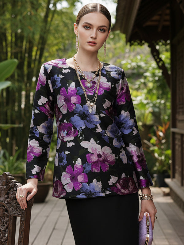 BAJU KURUNG KEDAH RUUHI (BLACK)